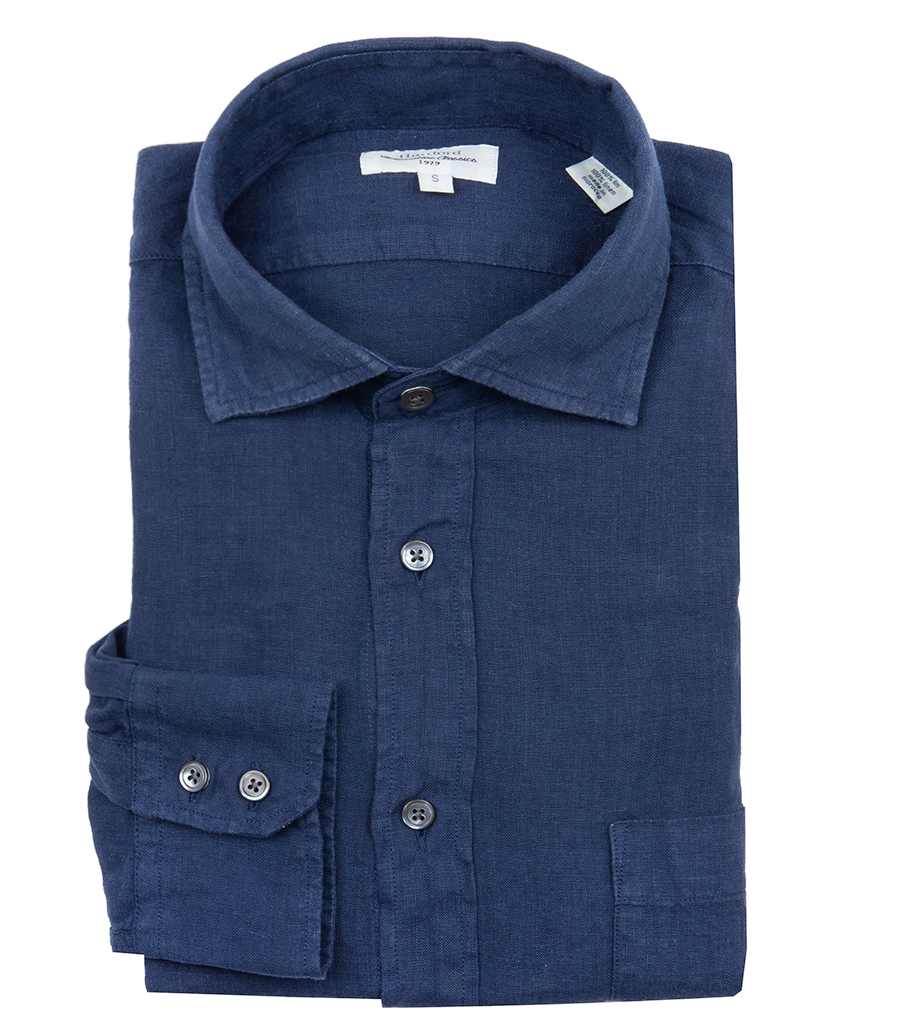 HARTFORD - LINEN PAUL PAT SHIRT
