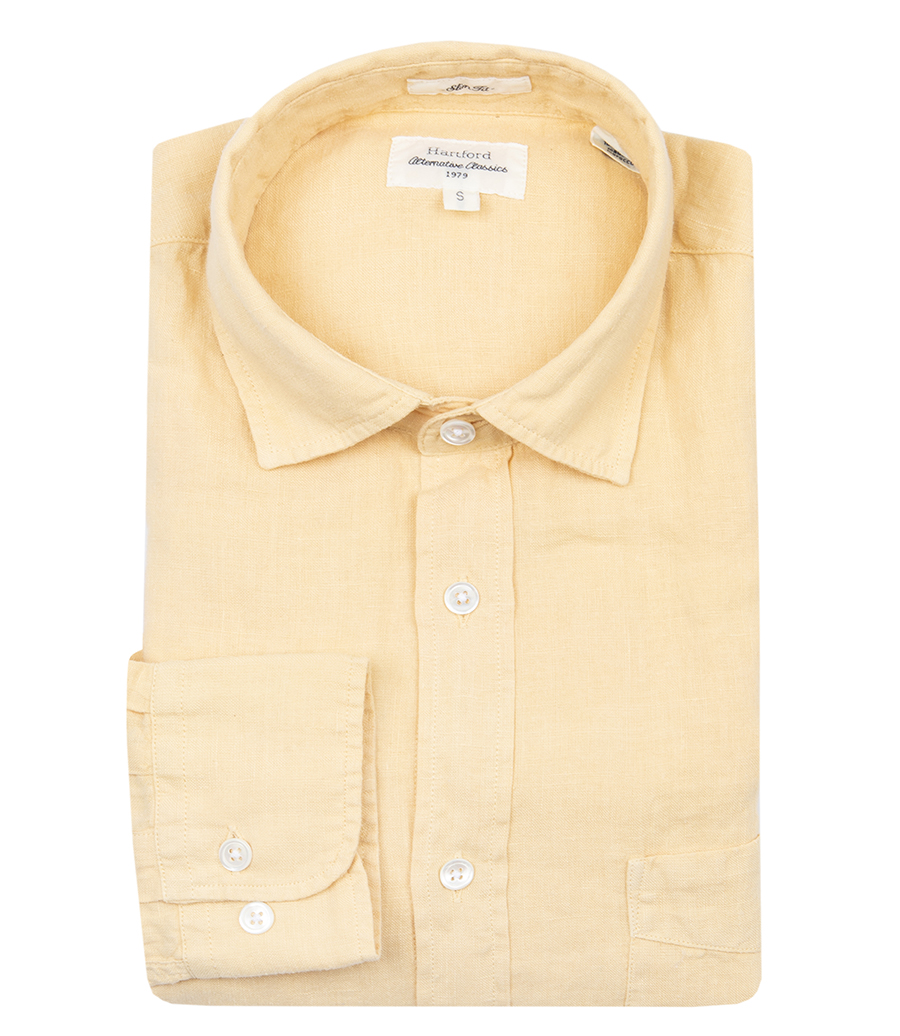 HARTFORD - LINEN STORM PAT SHIRT
