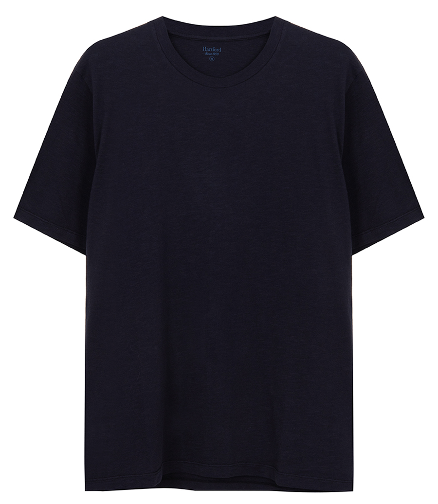 HARTFORD - SLUB JERSEY CREW T SHIRT