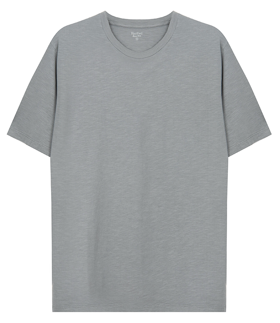 HARTFORD - SLUB JERSEY CREW T SHIRT