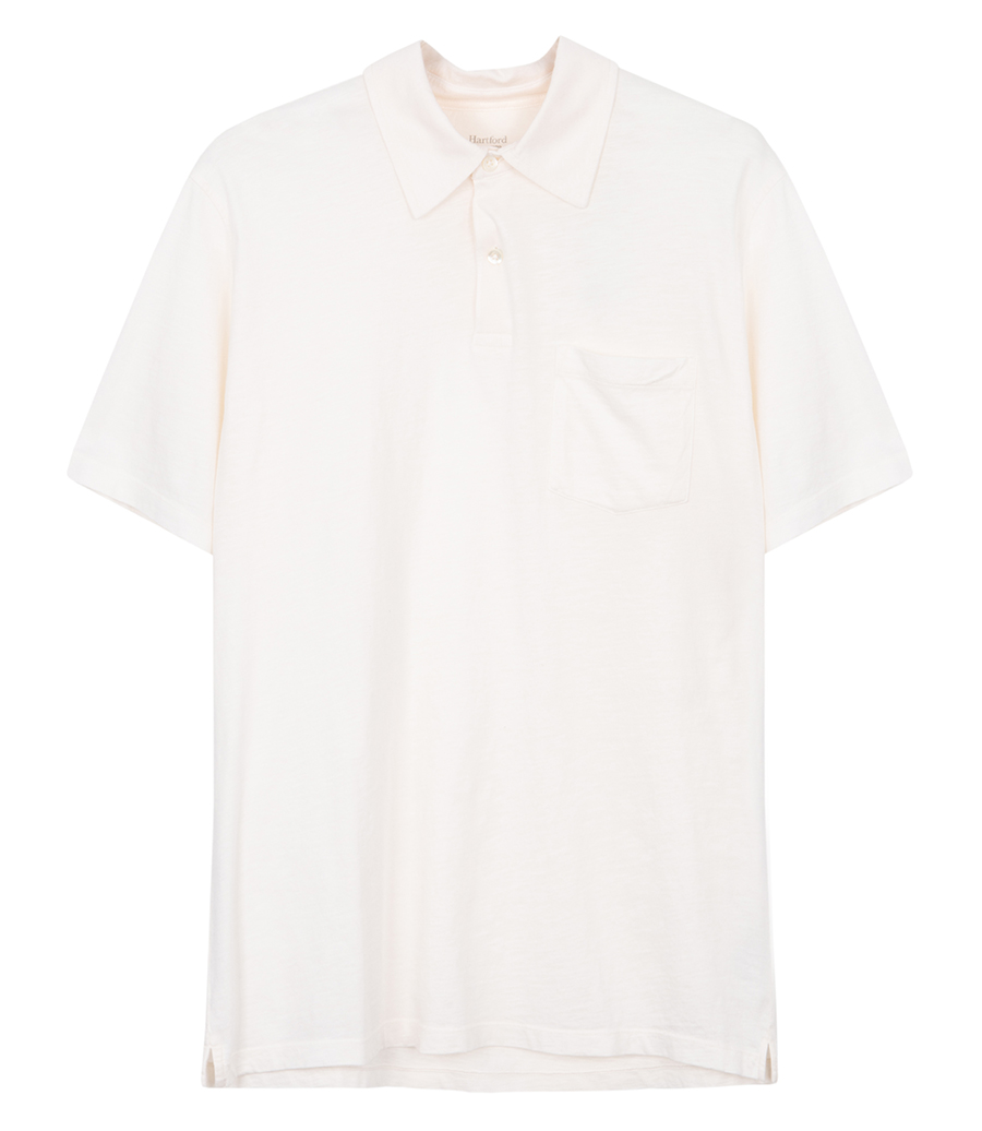 HARTFORD - SLUB JERSEY POLO SS