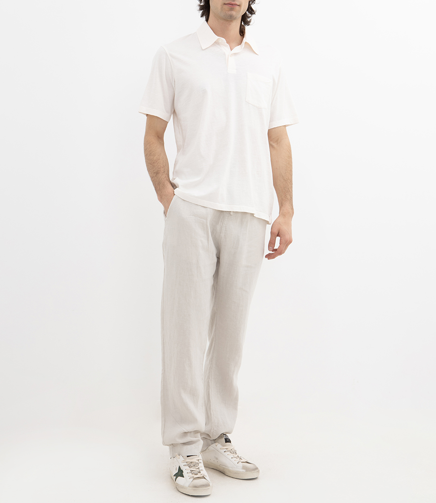 SLUB JERSEY POLO SS