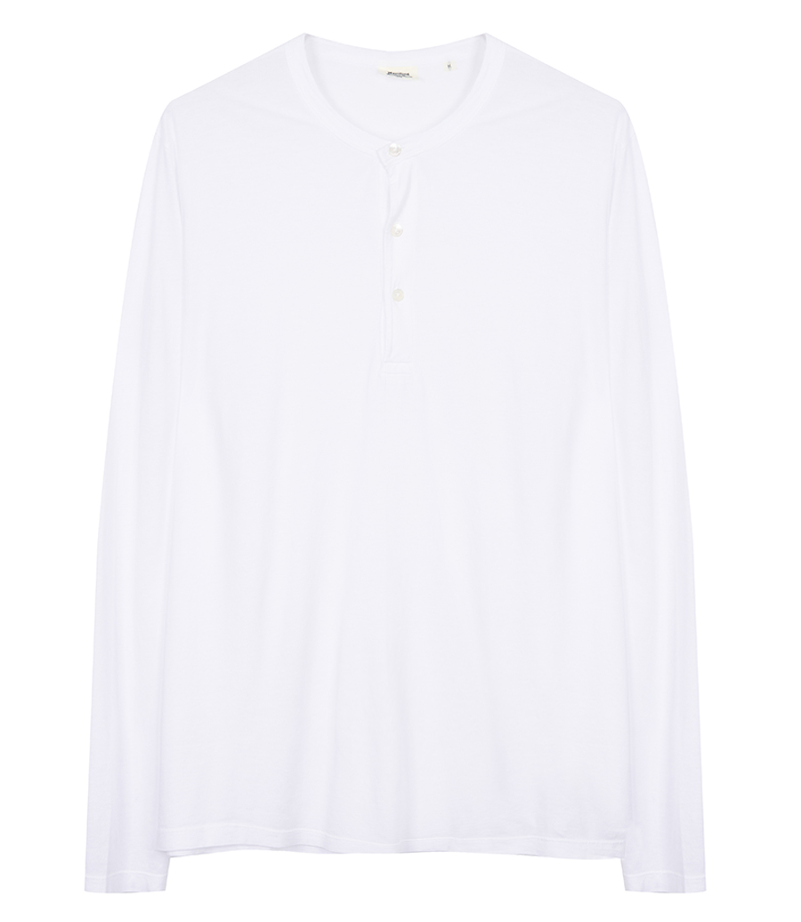 HARTFORD - HENLEY  LYOCELL  LS T-SHIRT