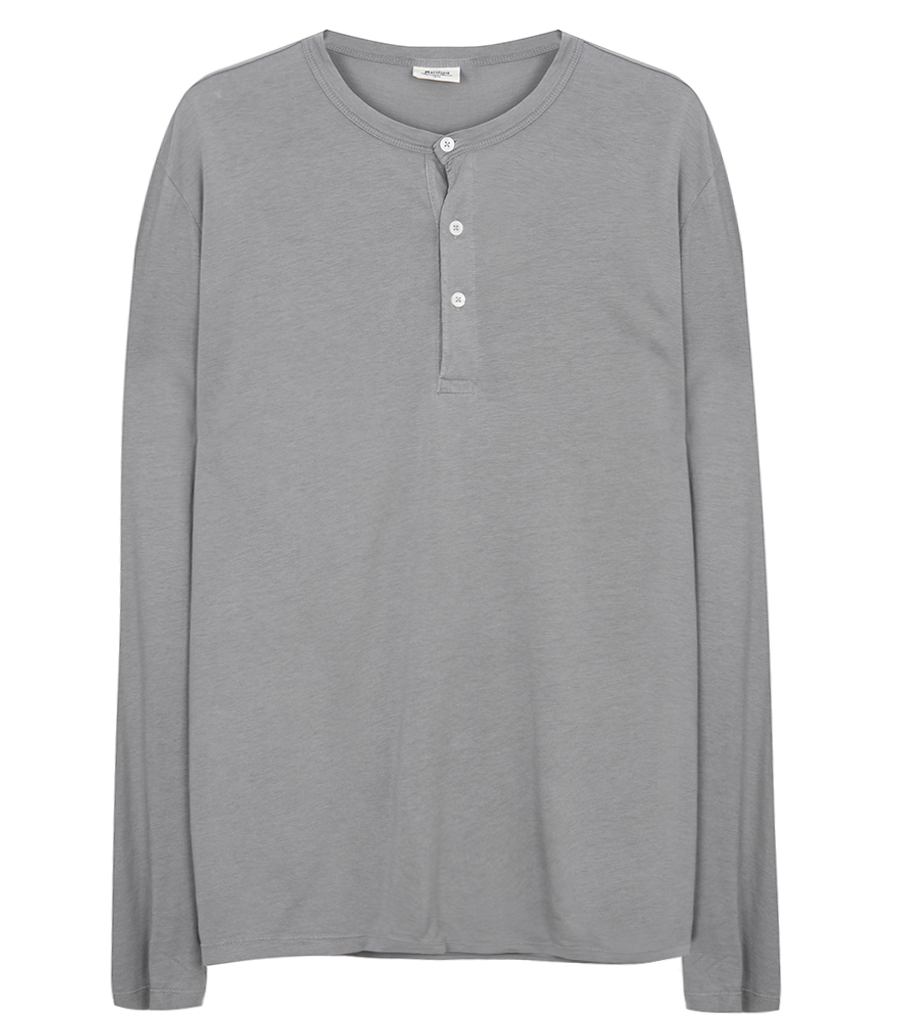 HARTFORD - HENLEY  LYOCELL  LS T-SHIRT