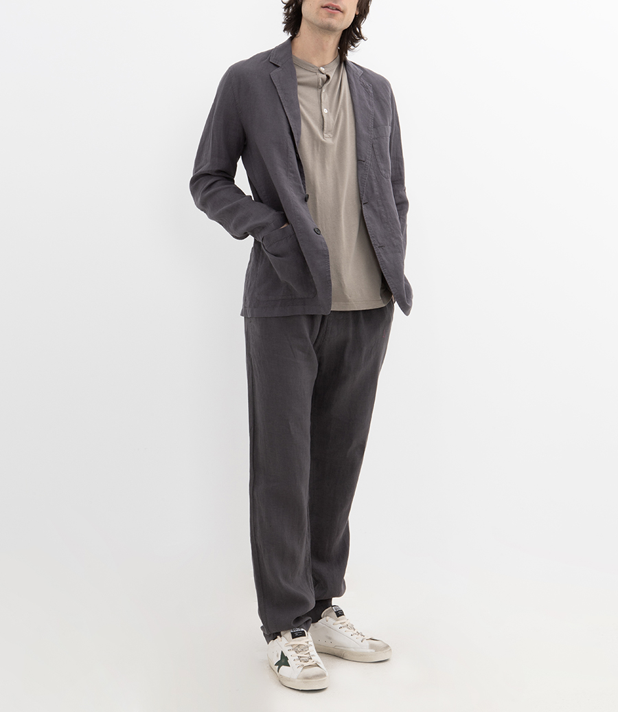 HENLEY  LYOCELL  LS T-SHIRT