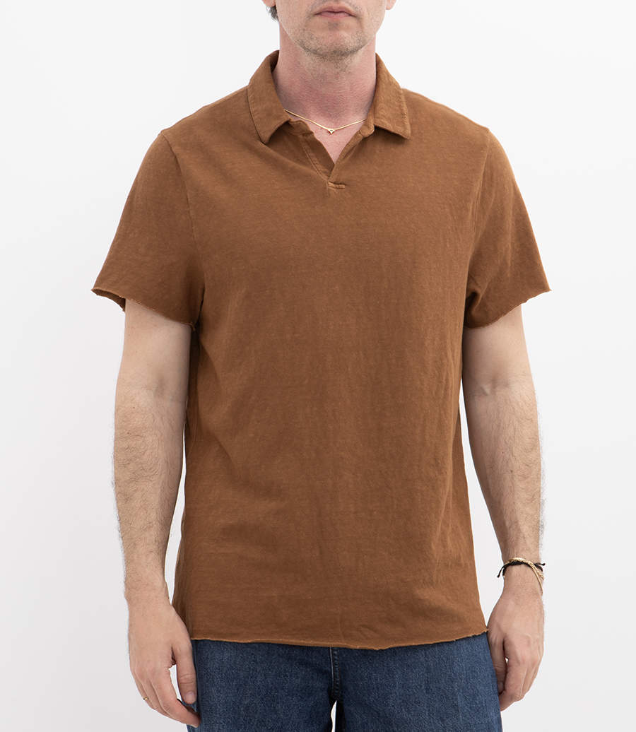 SLUB JERSEY OPEN POLO