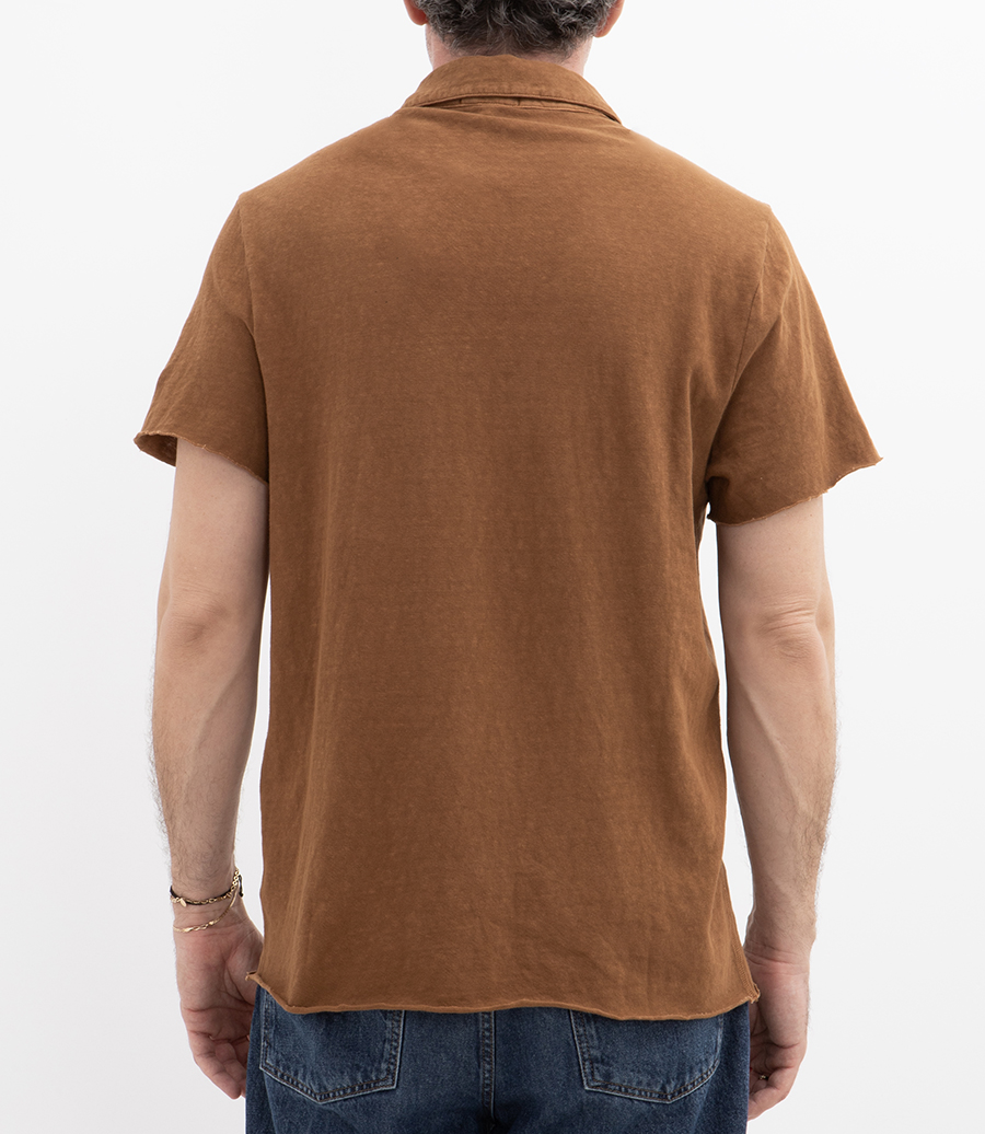 SLUB JERSEY OPEN POLO