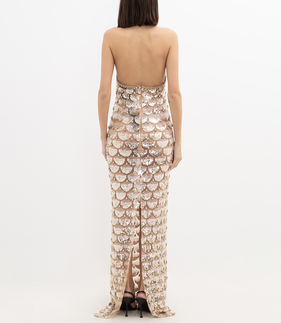 GENOVIA EMBR DRESS
