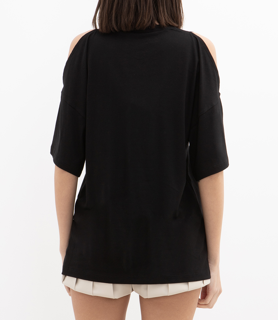 OPEN SHOULDER T-SHIRT