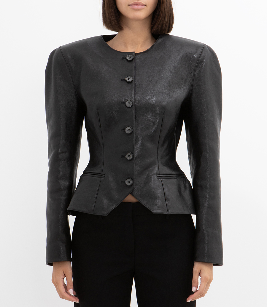 FITTED PEPLUM JACKET