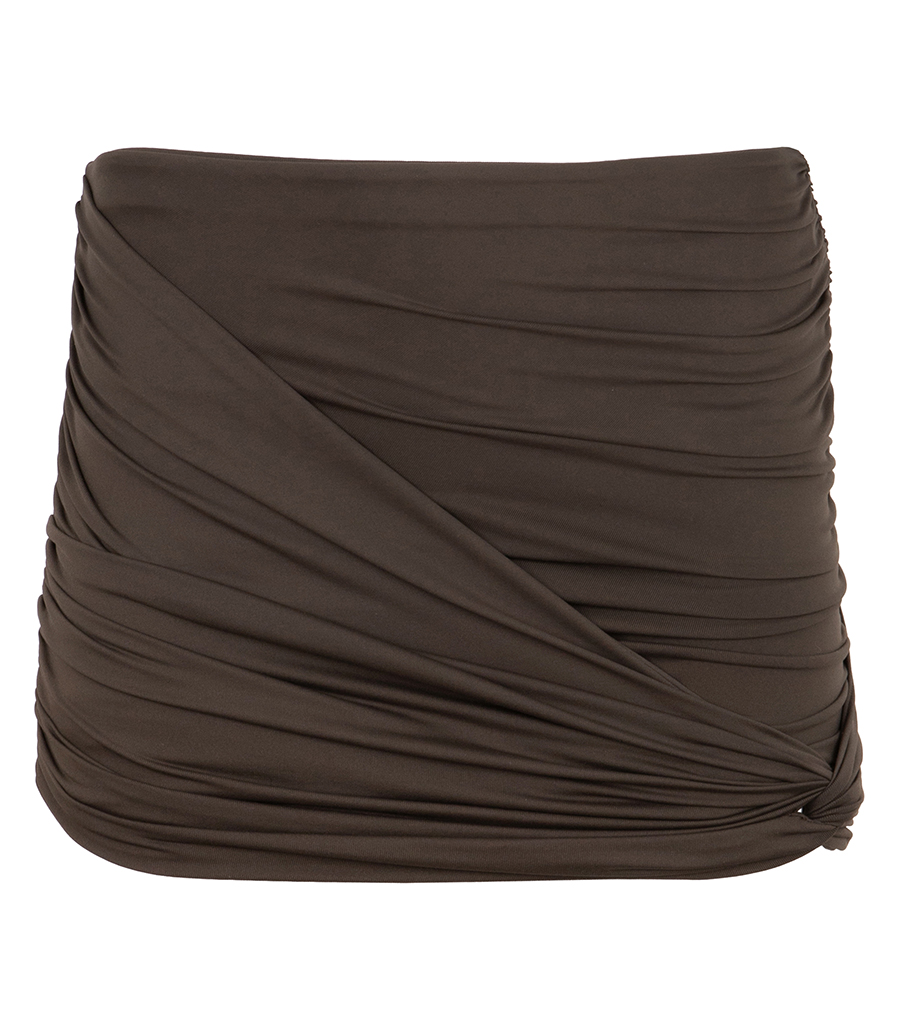 MAGDA BUTRYM - DRAPED MINI SWIM SKIRT