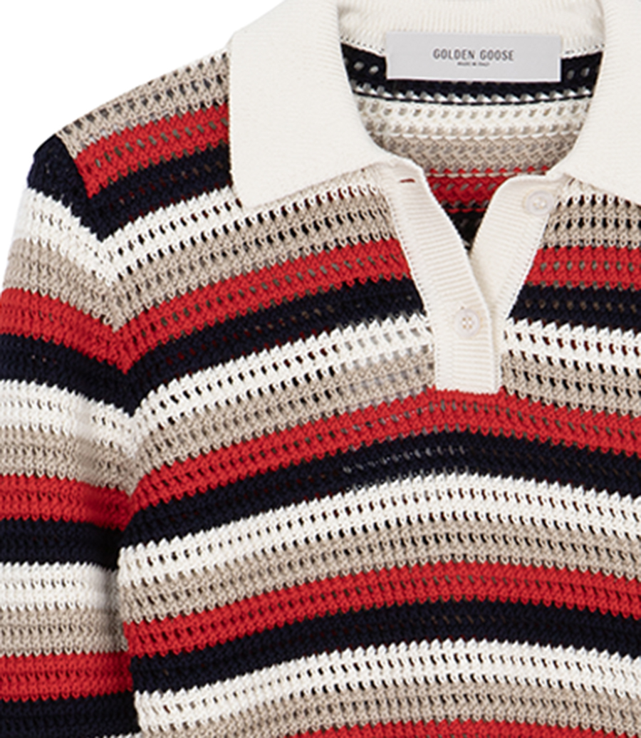JOURNEY  KNIT CROPPED POLO