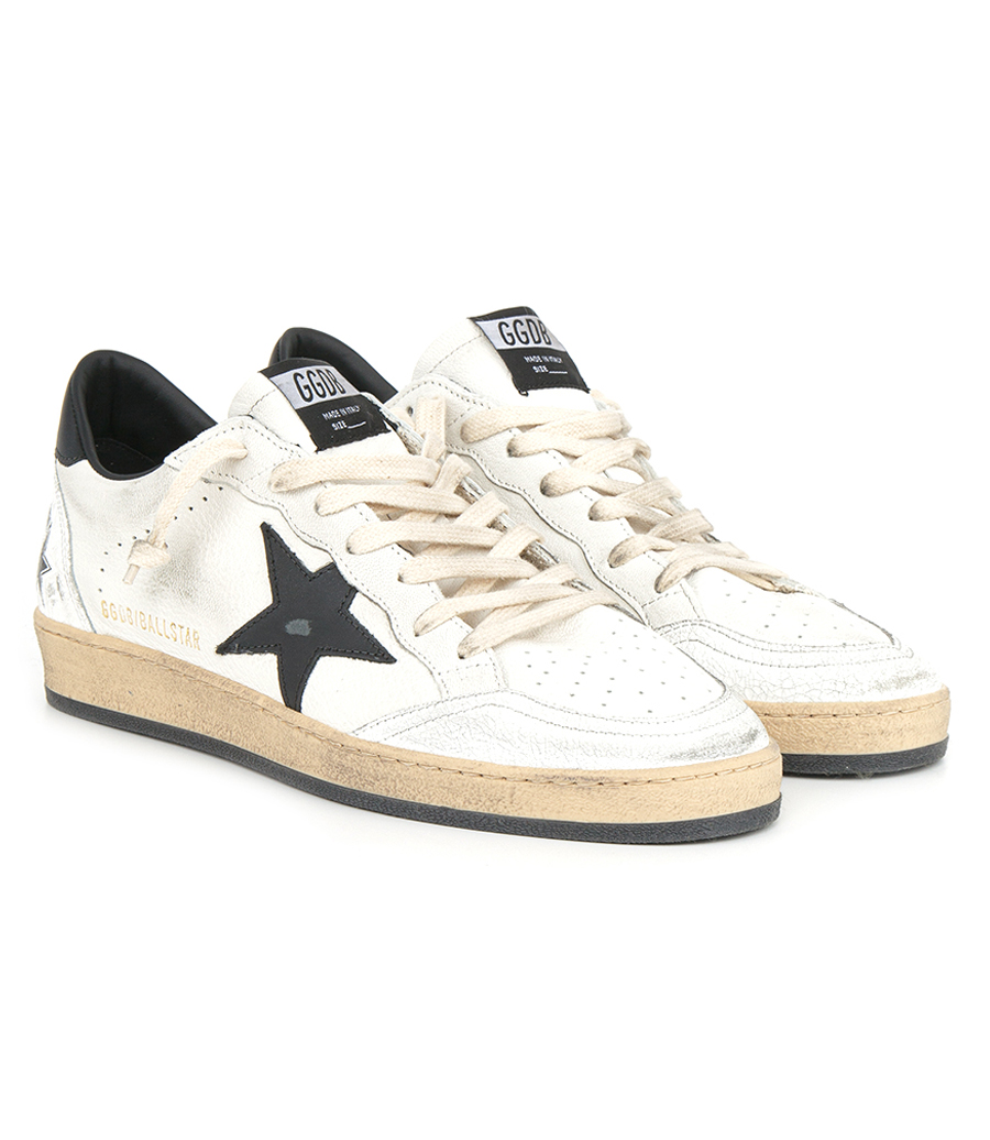 BLACK LEATHER STAR BALL STAR
