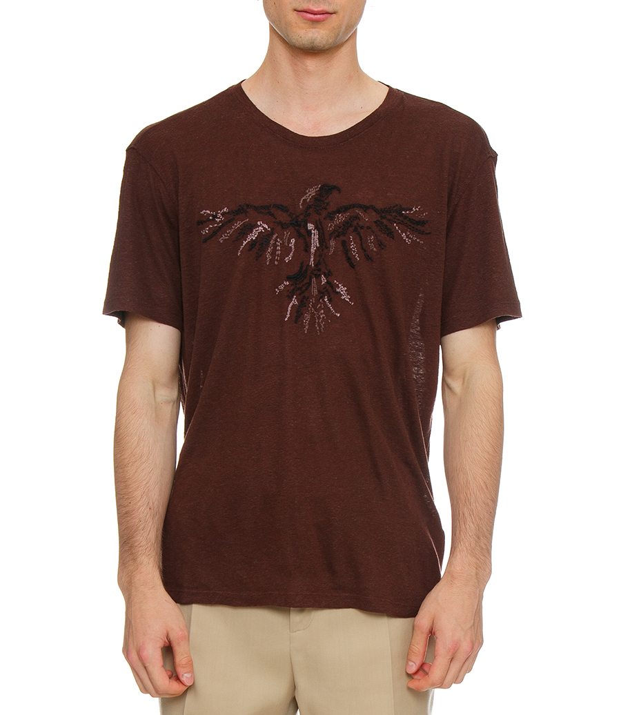 SS CREW TEE - RAVEN EMBROIDERY