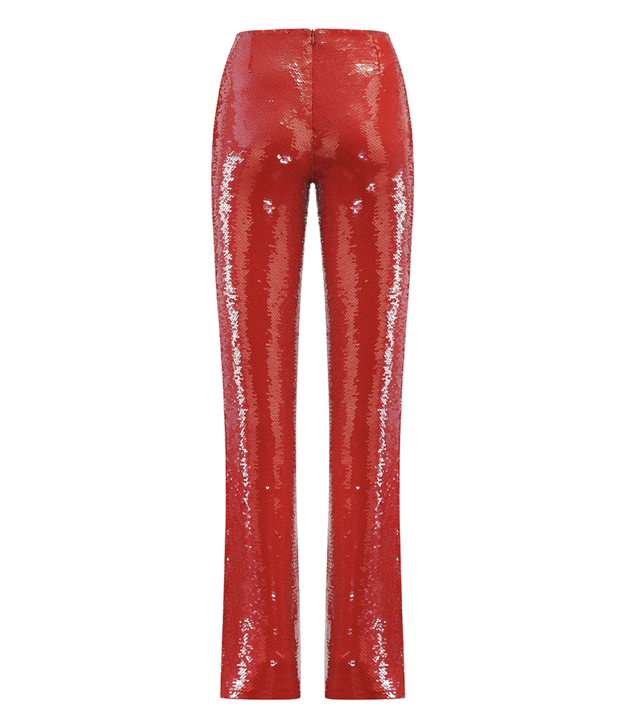 JADE SEQUIN TROUSERS