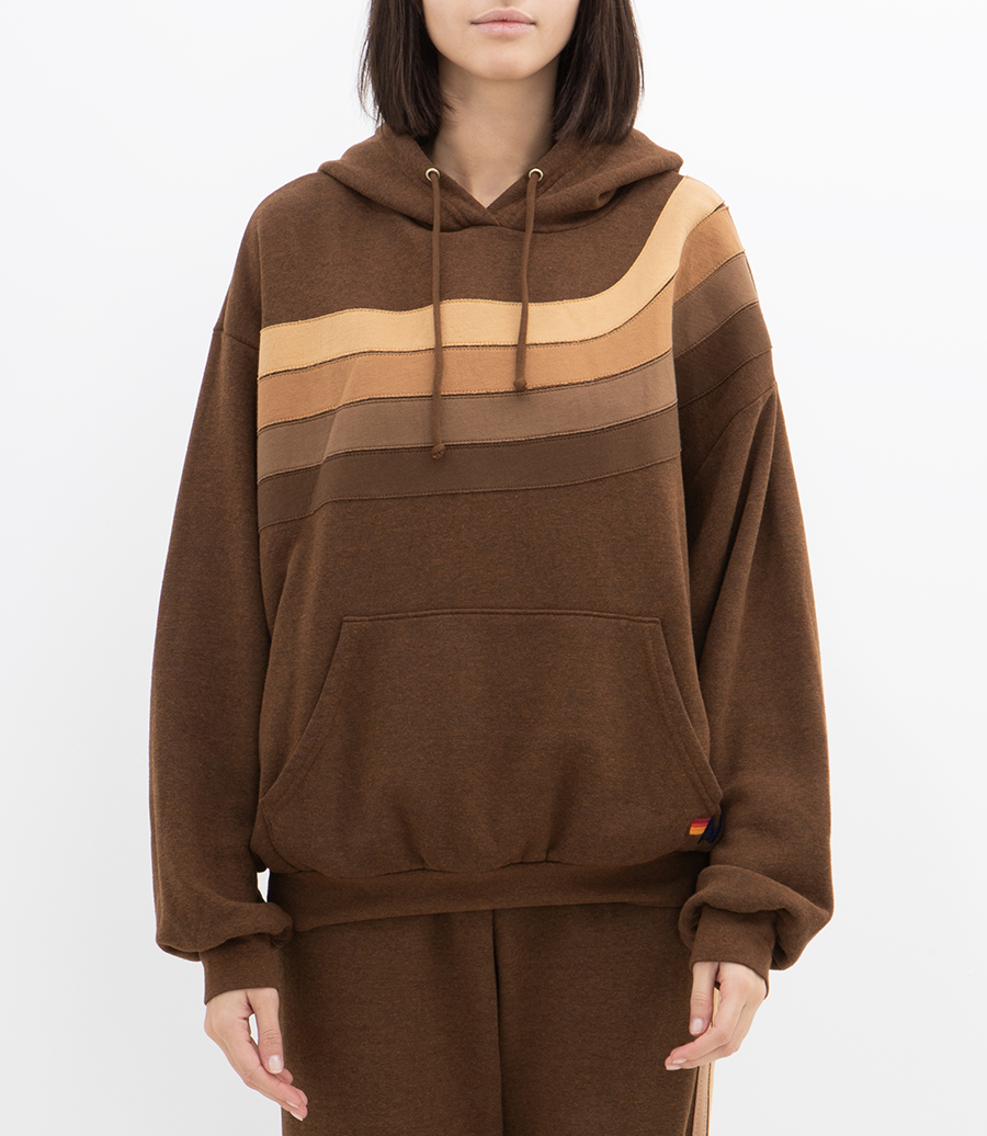 WAVE STRIPE 4 PULLOVER HOODIE