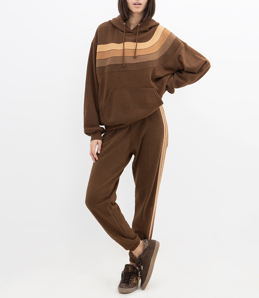 WAVE STRIPE 4 PULLOVER HOODIE