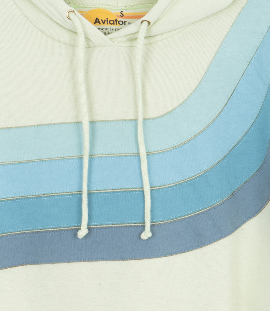 WAVE STRIPE 4 PULLOVER HOODIE