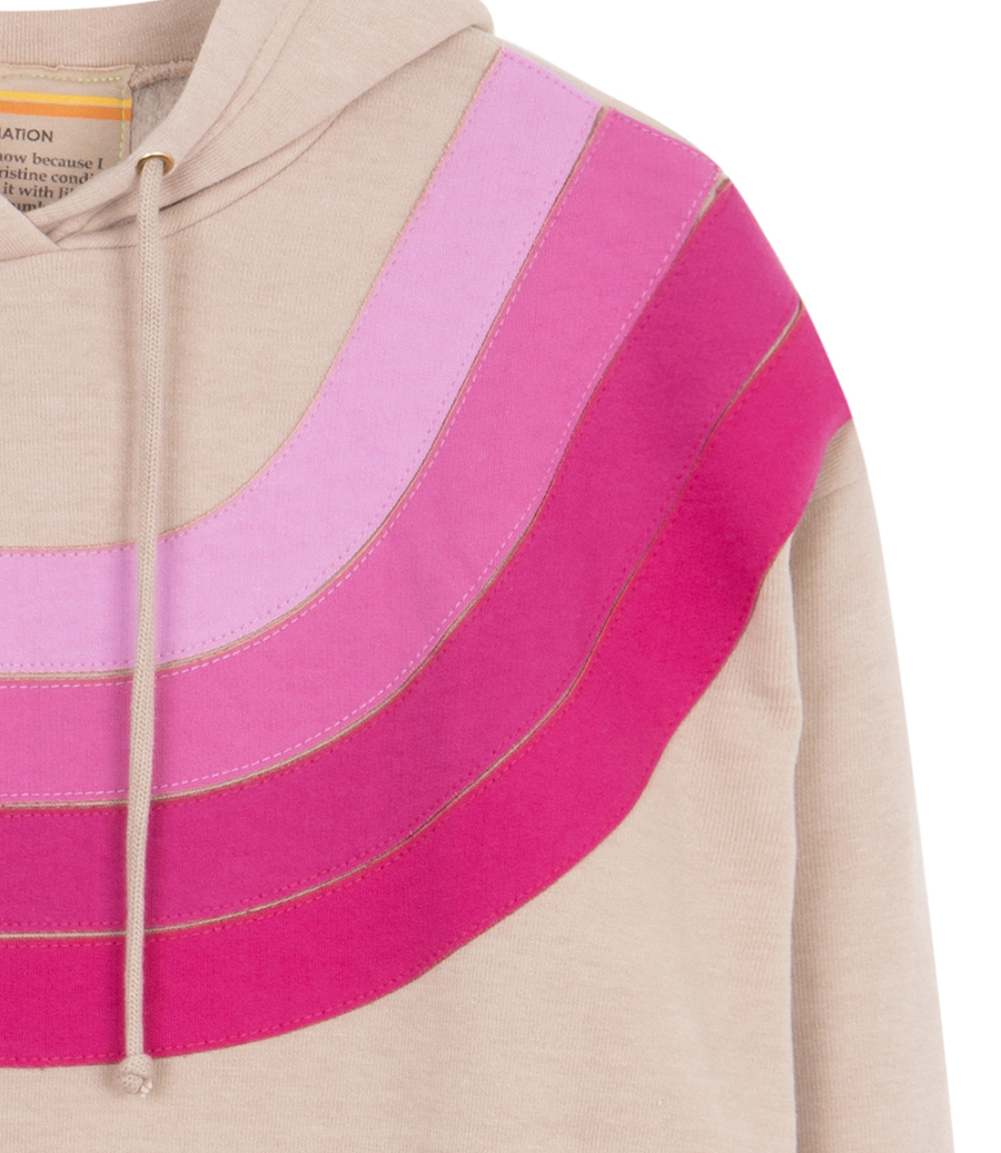 WAVE STRIPE 4 PULLOVER HOODIE
