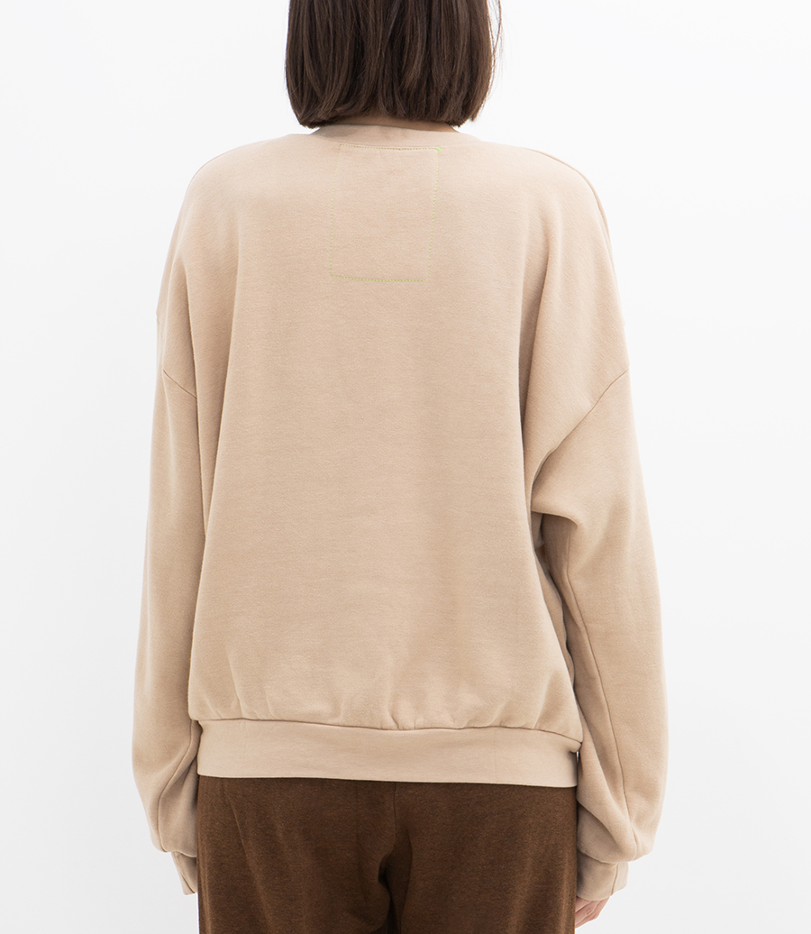 BOLT HEART CREW SWEATSHIRT RELAXED