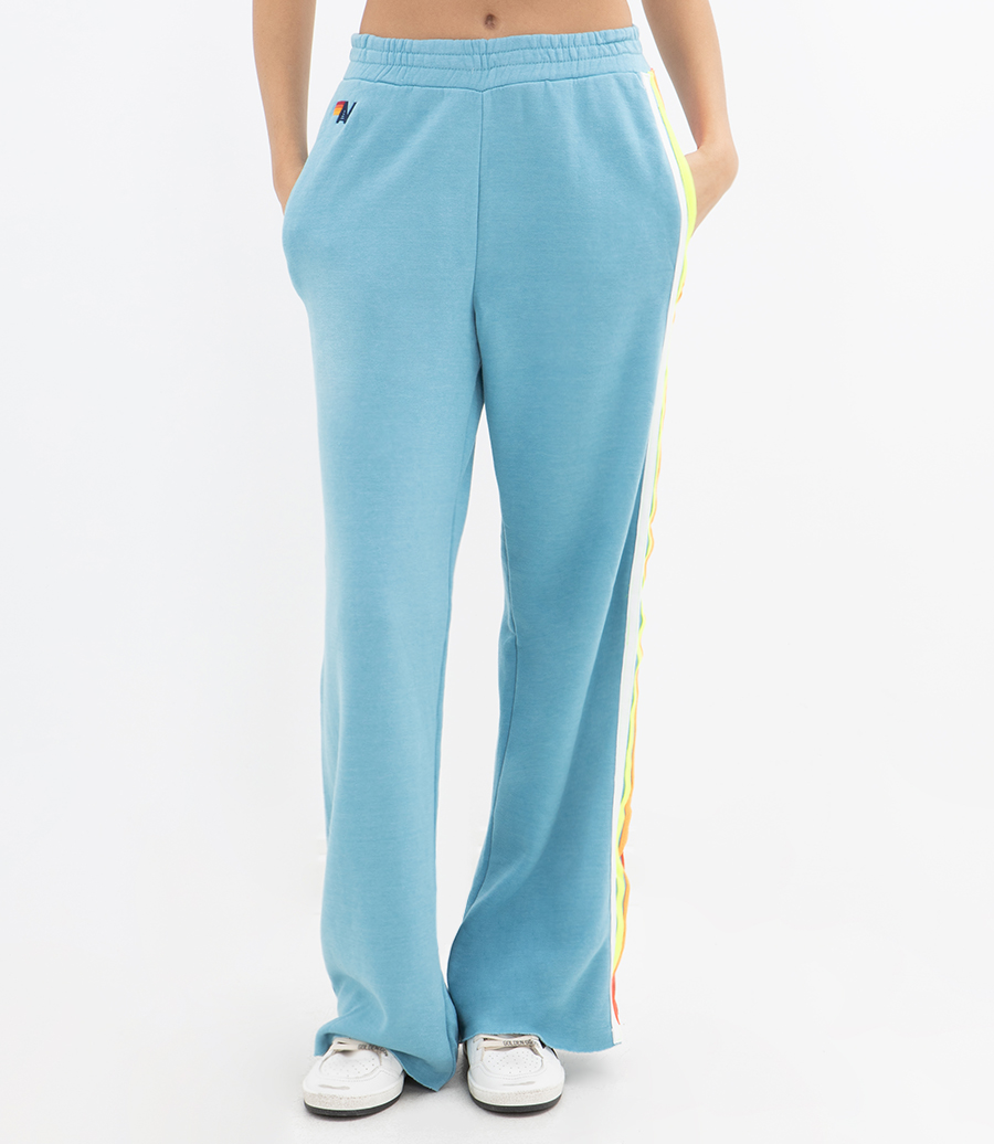 WOMENS 5 STRIPE WIDE LEG POCKET PANT