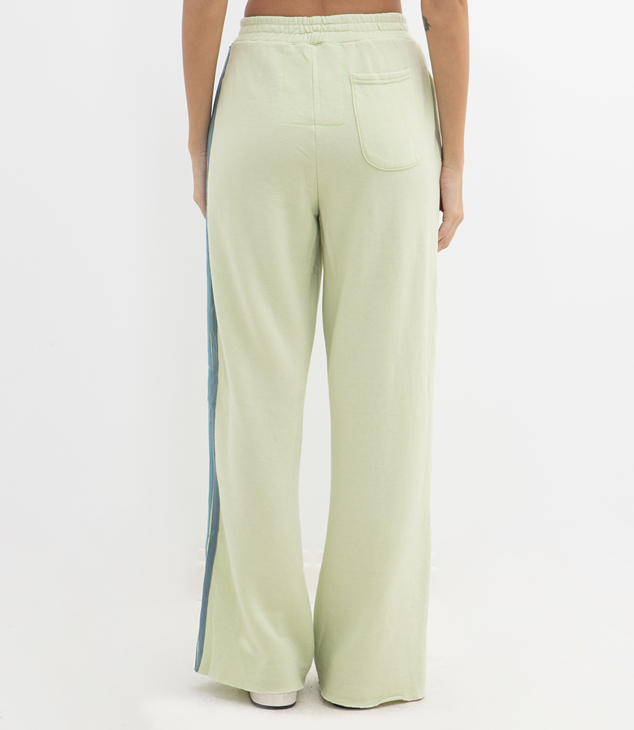 WOMENS 5 STRIPE WIDE LEG POCKET PANT