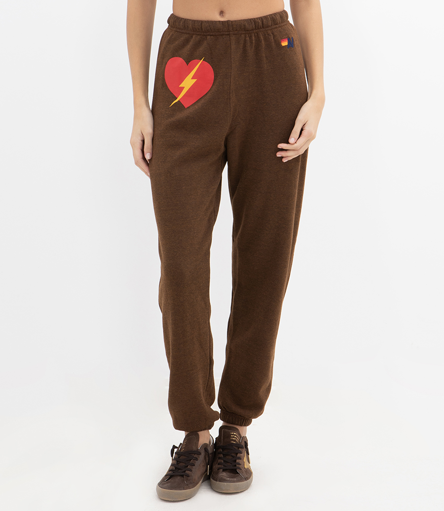 WOMENS BOLT HEART SWEATPANTS