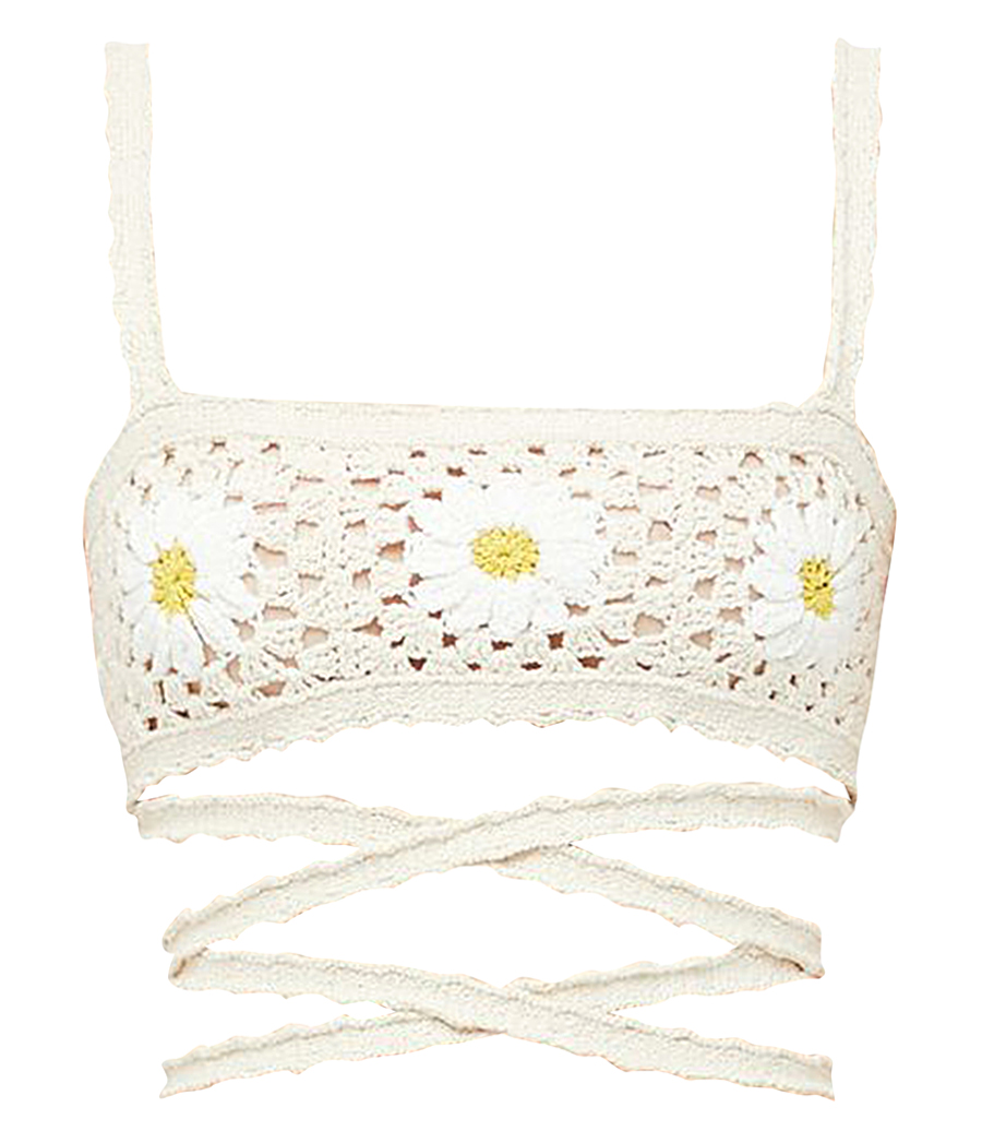 ALANUI - DAISY CROCHET BRA