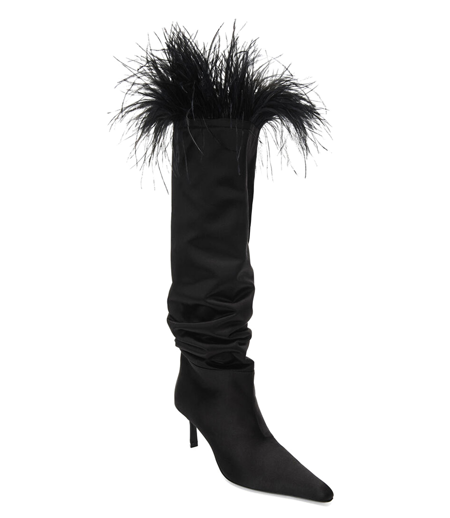 VIOLA FEATHER SLOUCH BOOT