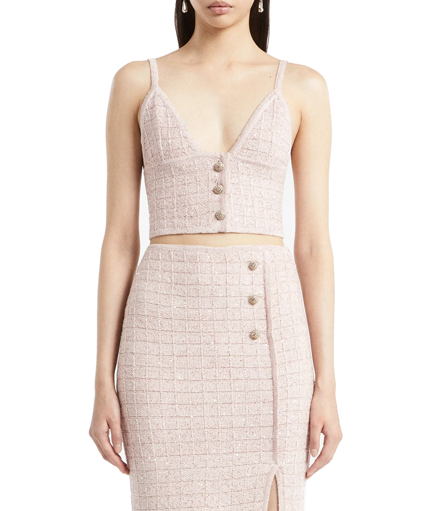 SEQUIN CROP TOP