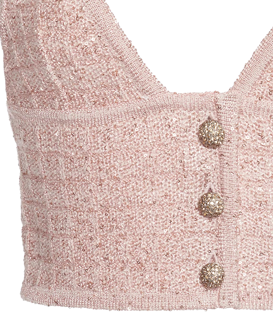 SEQUIN CROP TOP