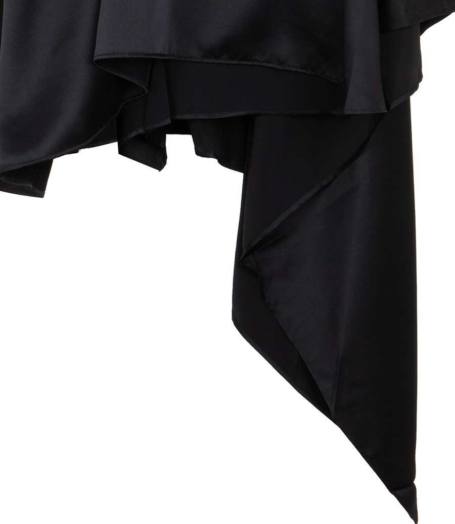 ZERO WASTE DRAPED DRESS