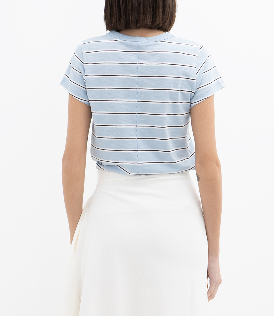 THE SLUB STRIPED TEE
