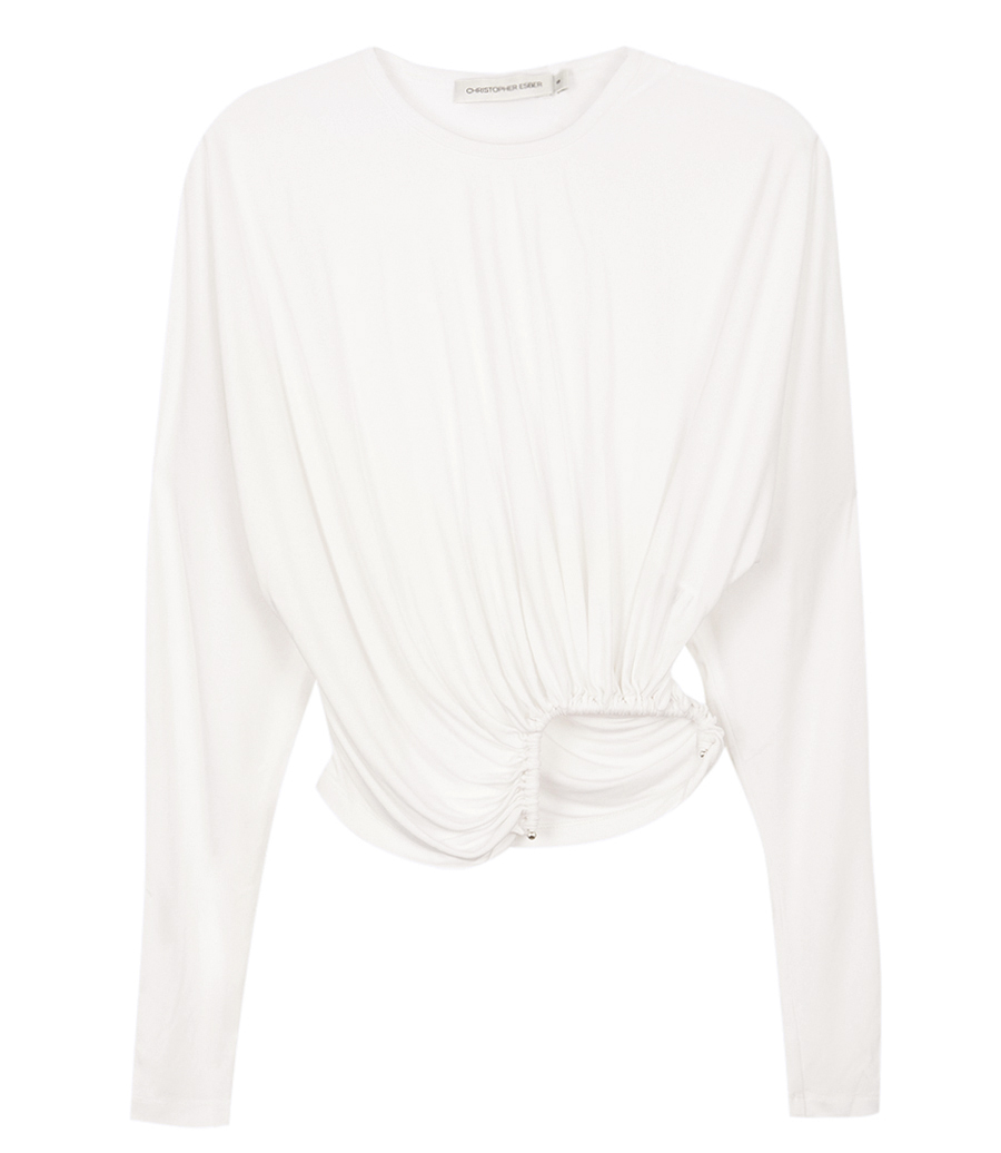 CHRISTOPHER ESBER - MANTO LS JERSEY TOP
