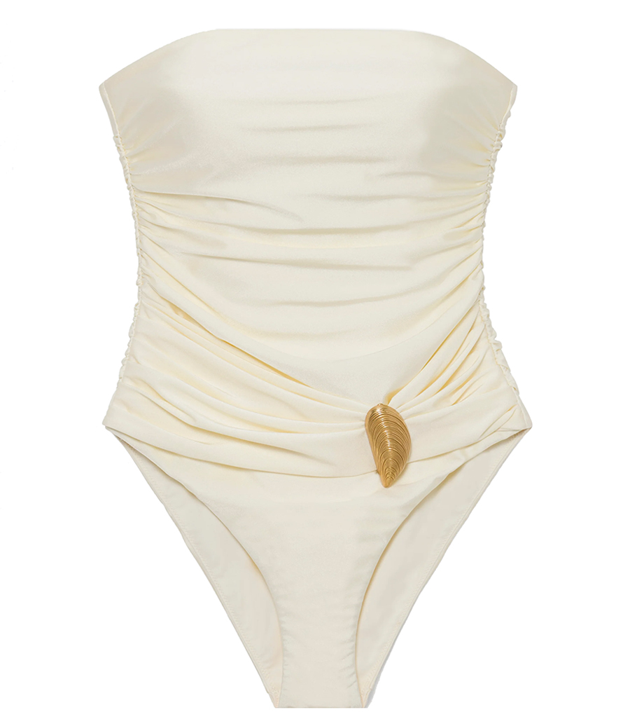 SIMKHAI - LORENA SHELL STRAPLESSONE PIECE