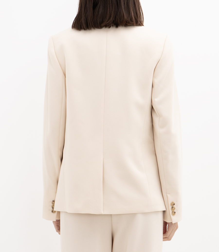 SOFT SCULPTURE SINGLE BREASTED BLAZER