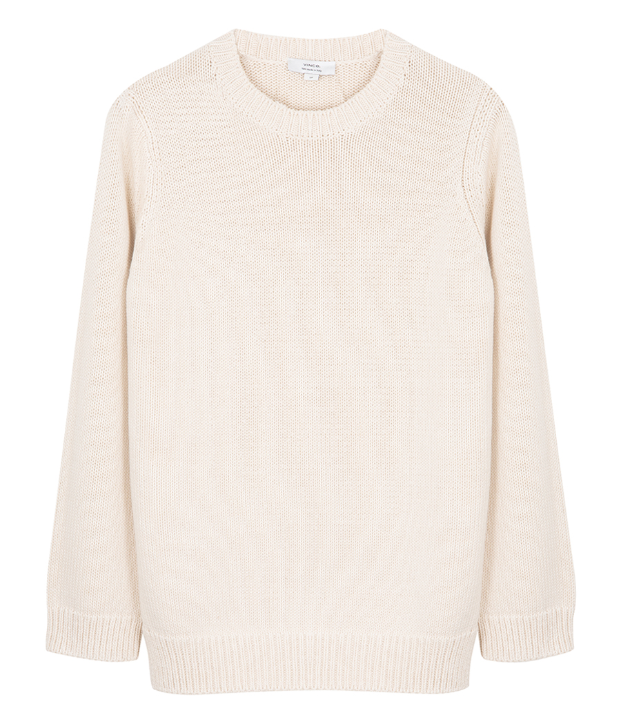 VINCE - TUNIC CREW NECK SWEATER