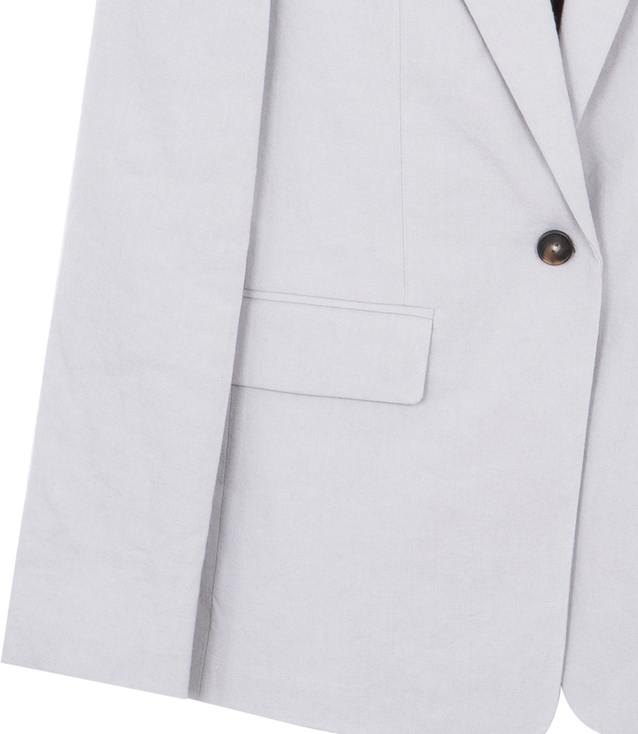 LINEN SINGLE BREASTED BLAZER