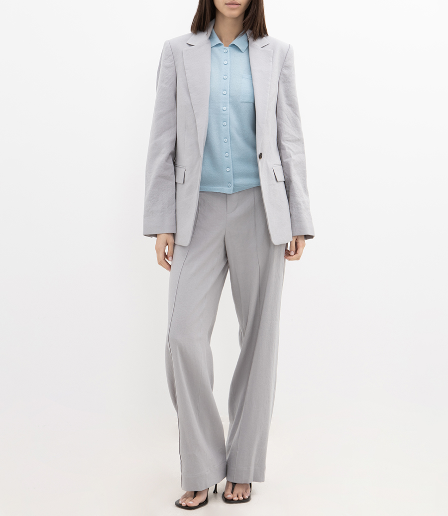 LINEN SINGLE BREASTED BLAZER
