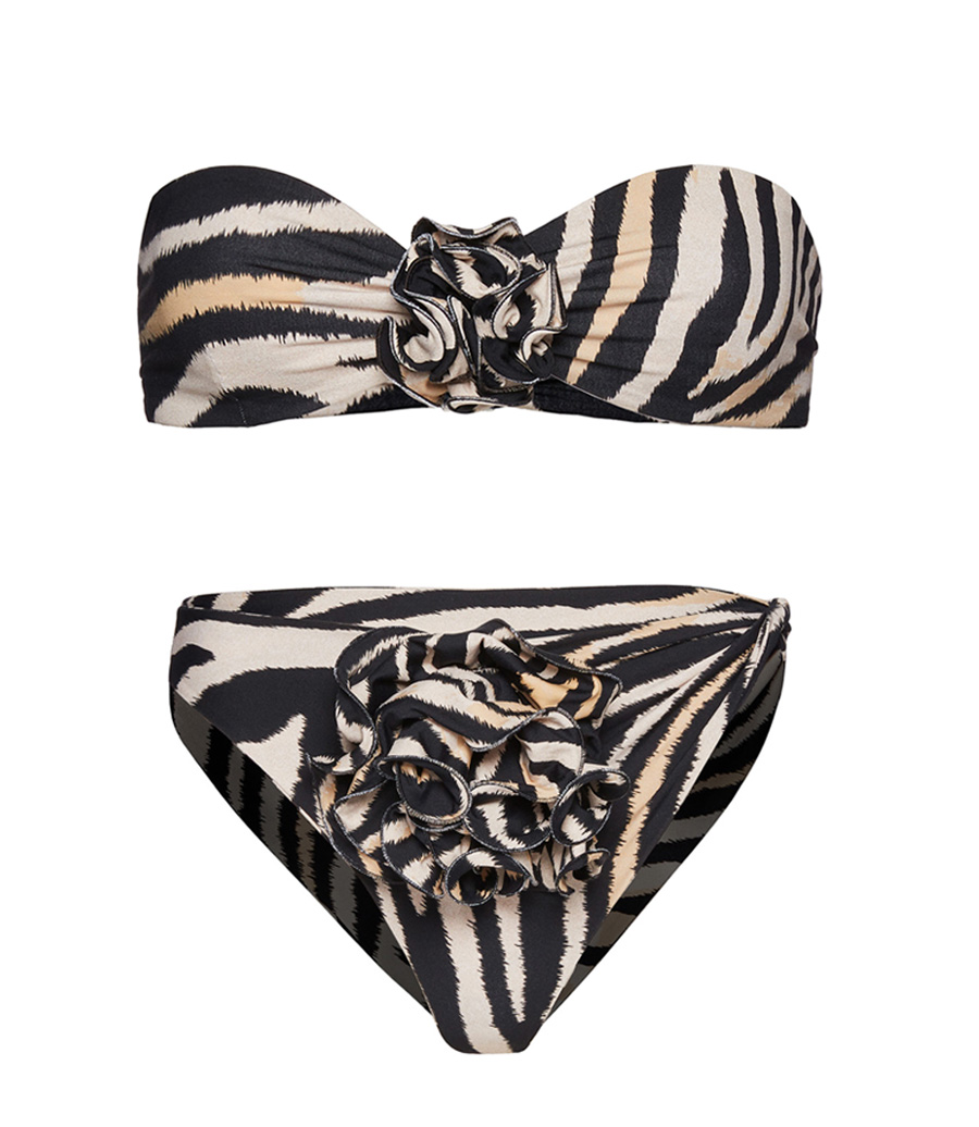 MAGDA BUTRYM - BIKINI ZEBRA PRINT
