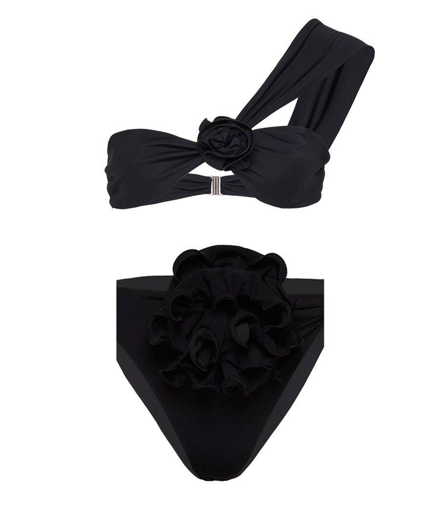 MAGDA BUTRYM - HIGH LEG FLOWER BIKINI