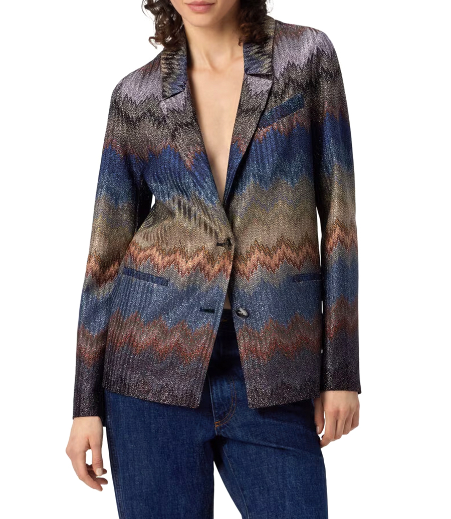 SNAKE PATTERN BLAZER