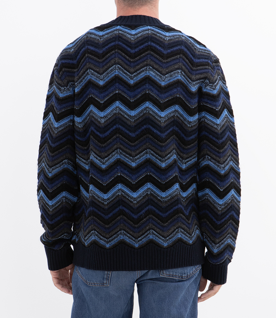 ZIGZAG PATTERN CARDIGAN
