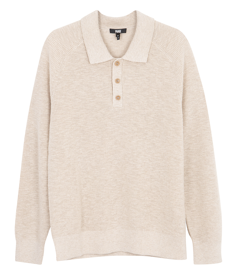 PAIGE DENIM - TELLERS SWEATER POLO