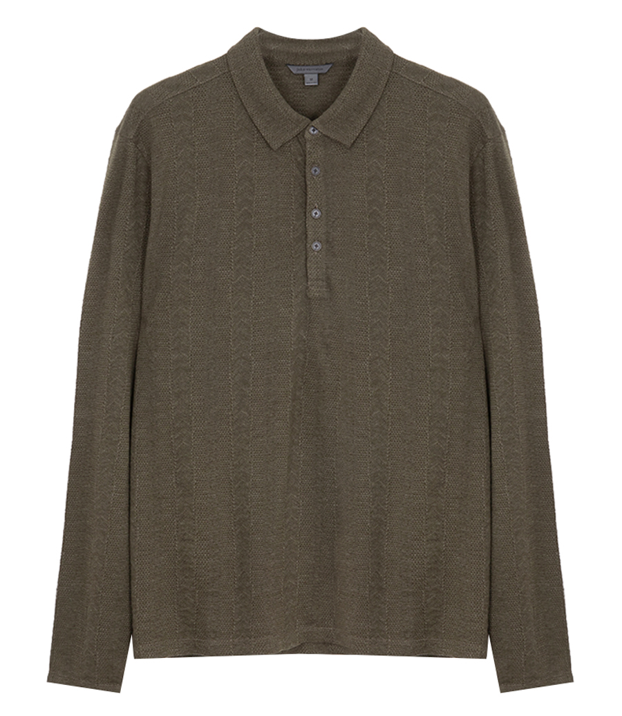 JOHN VARVATOS - JALEN LS POLO