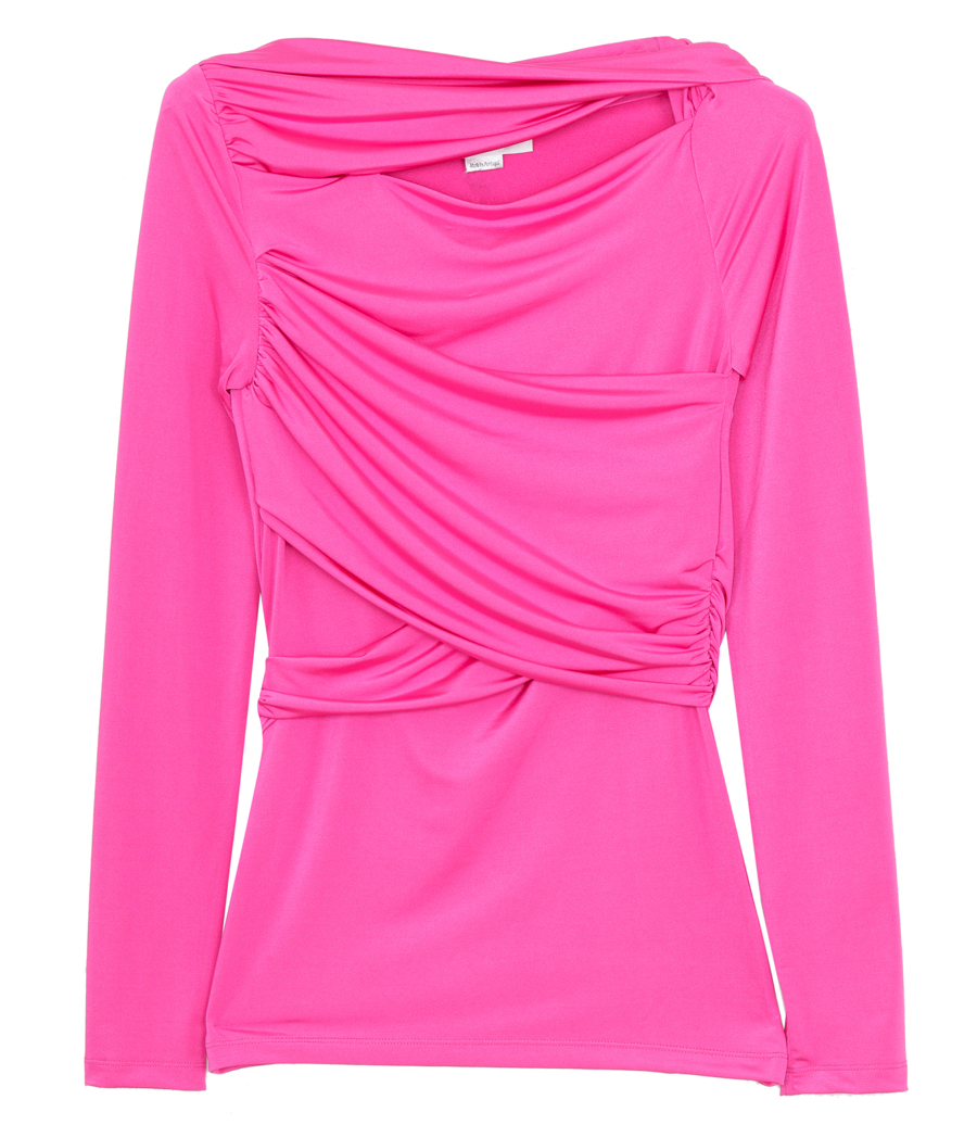 VICTORIA BECKHAM - LONG SLEEVE WRAP TOP