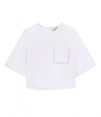 BLOUSES - BOXY TEE WITH GHOST POCKET