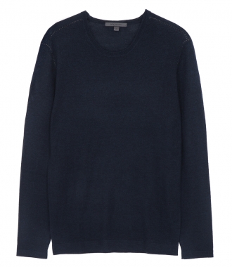 KNITWEAR - CASHMERE LONG SLEEVE CREWNECK PULLOVER