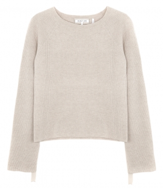 SALES - DRAWSTRING WOOL & CASHMERE PULLOVER