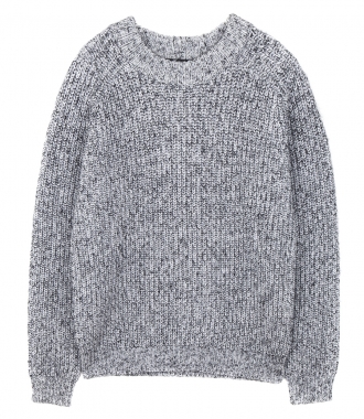 KNITWEAR - CHUNKY SWEATER WITH SADDLE SLEEVES